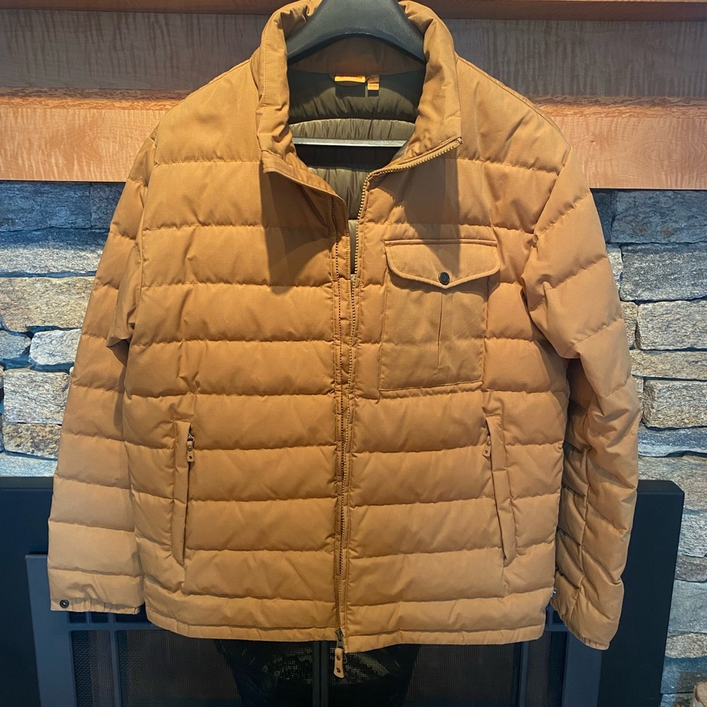 Fjallraven Men's Tan Puffer Jacket